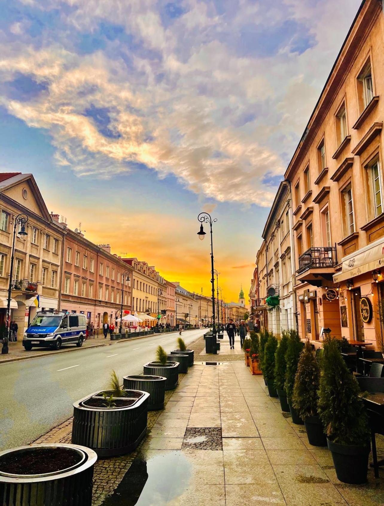 Mieszkanie Z Duzym Terasem W Warszawie Warschau Exterior foto